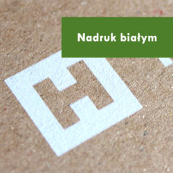 Nadruk biała farba