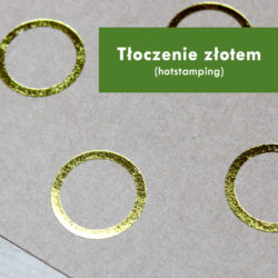 Hotstamping złotem