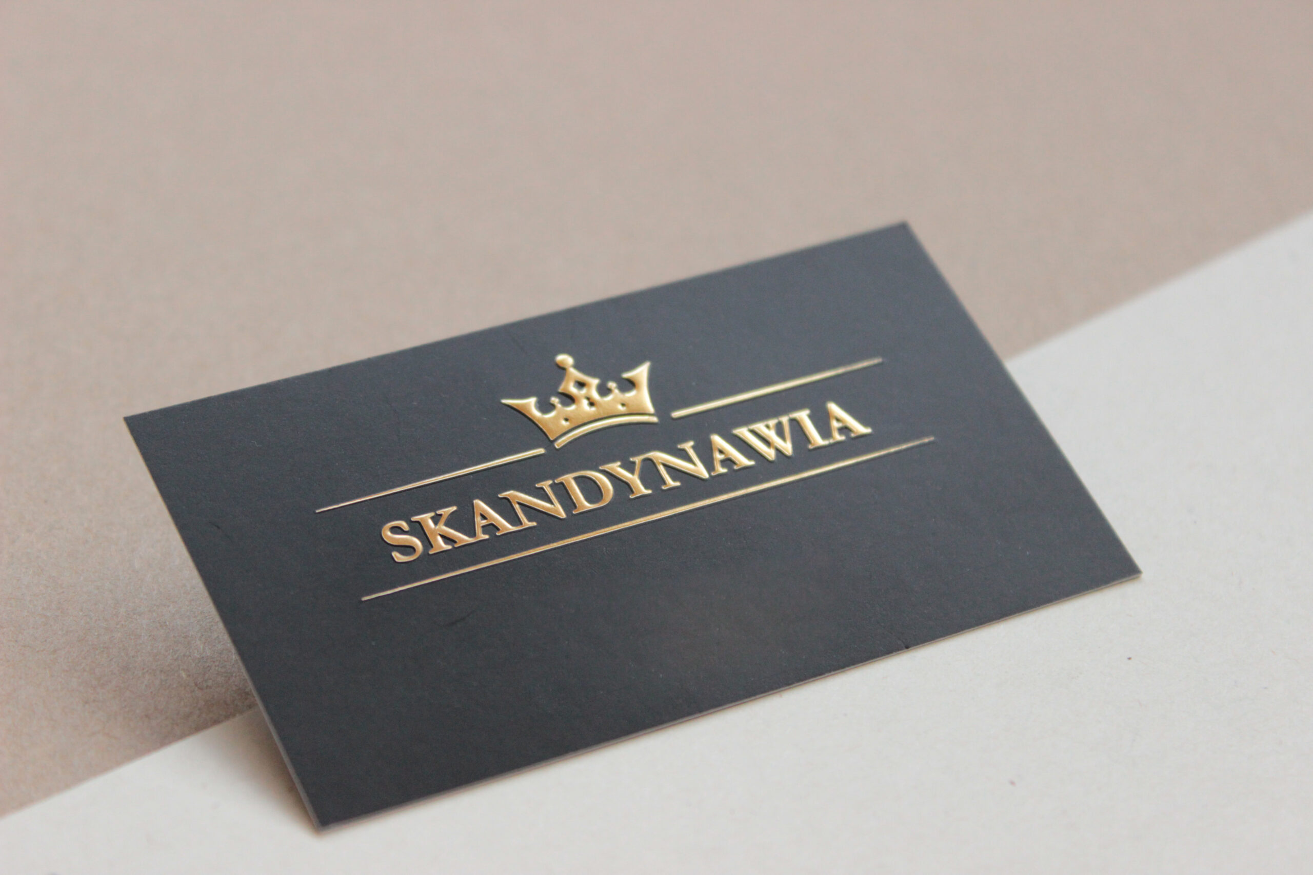 printing house POLAND BUSINESS CARDS hotstamping, embossing, FSC recycled paper