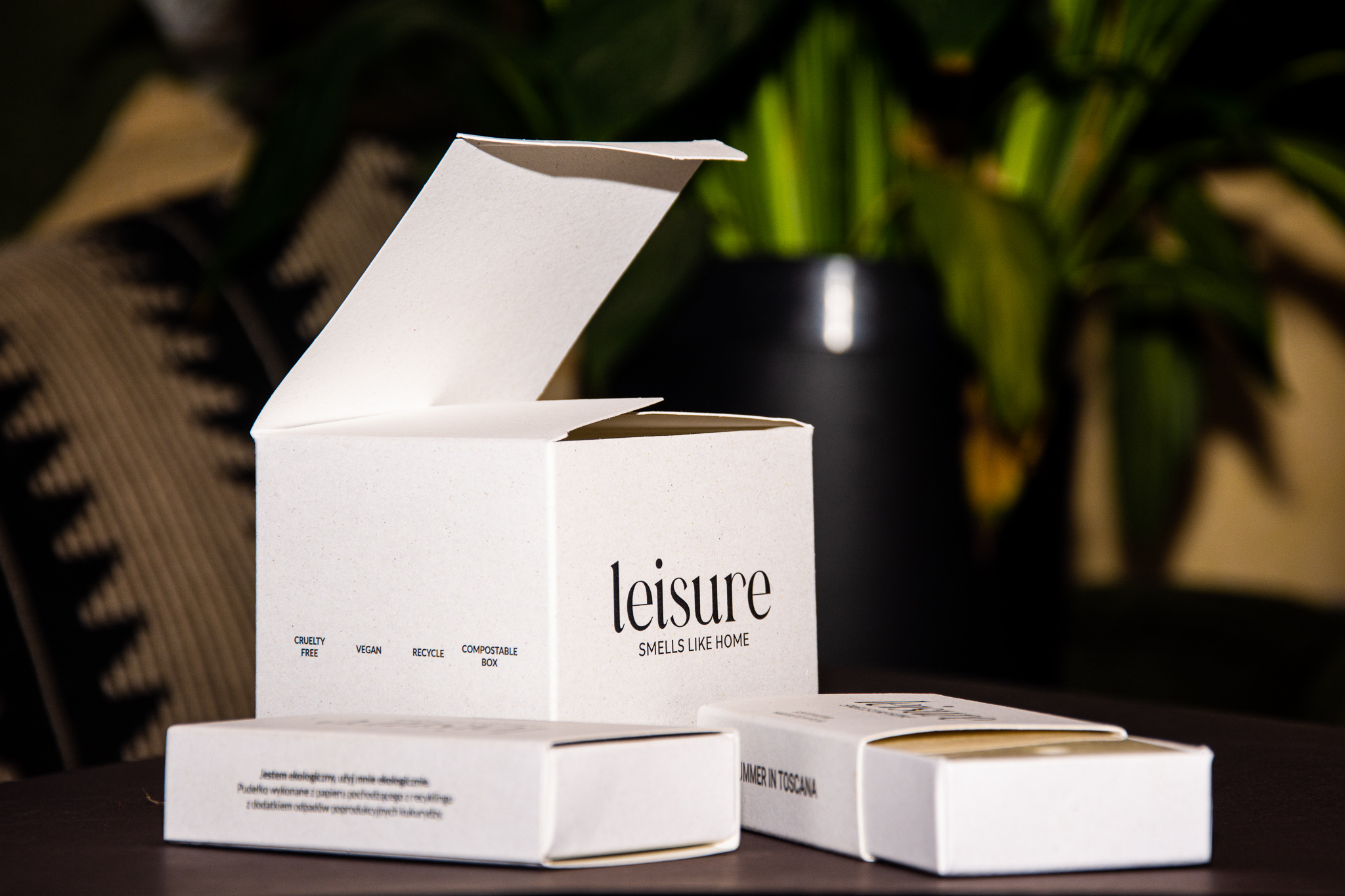 Pudełka produktowe dla Leisure Candle